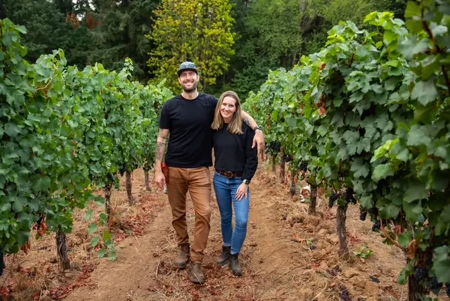 4P5A3676 Paden West, Consulting Winemaker Jessica West, Director of Custom Winemaking